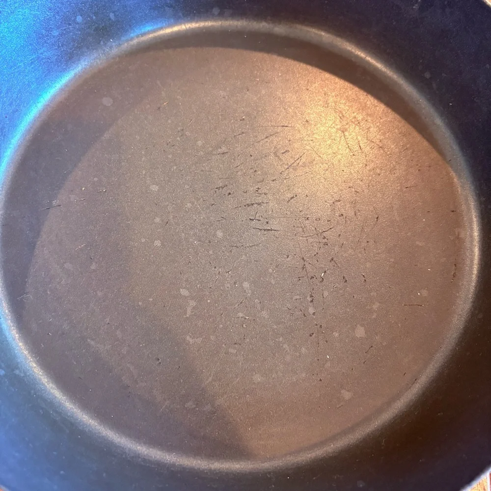 Revere 10” Stainless Steel Frying Pan with Black Handle Vintage